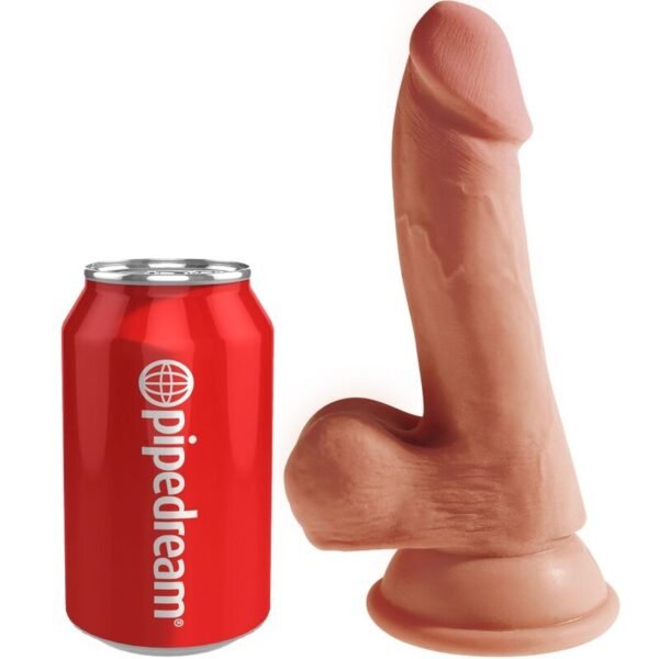 KING COCK PLUS 3D DILDO CON TESTICULOS 17 CM - Imagen 2