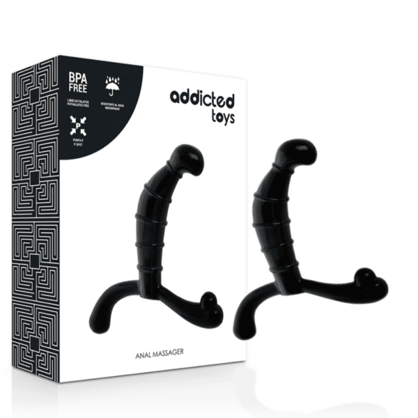ADDICTED TOYS PROSTATE ANAL PLEASURE BLACK - Imagen 2