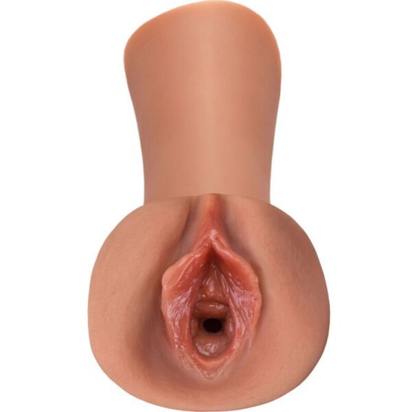 FETISH FANTASY EXTREME - MASTURBADOR MASCULINO SILICONA JUICY SNATCH CARAMELO - Imagen 2