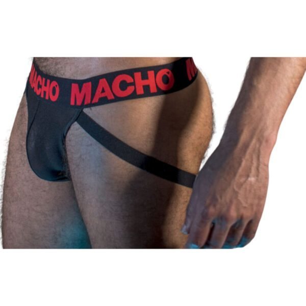 MACHO - MX26X2 JOCK NEGRO/ROJO - Imagen 2
