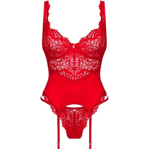 OBSESSIVE - AMOR CHERRIS CORSET  TANGA S/M - Imagen 5