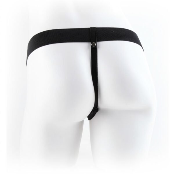 FETISH FANTASY SERIES 7" HOLLOW STRAP-ON WITH BALLS 17.8CM NATURAL - Imagen 3