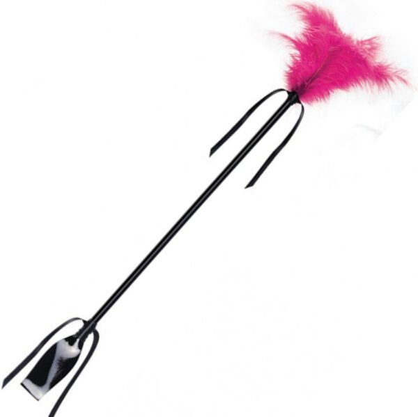 SECRETPLAY FUSTAPLUMA NEGRO Y FUCSIA - Imagen 2