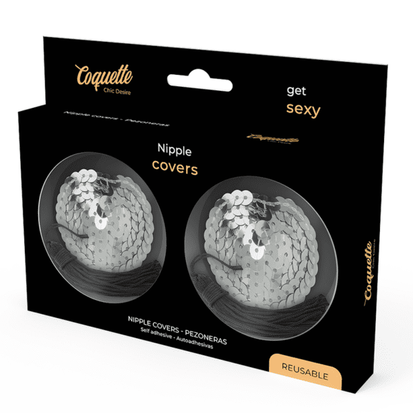 COQUETTE CHIC DESIRE CUBRE PEZONES SILVER - Imagen 4