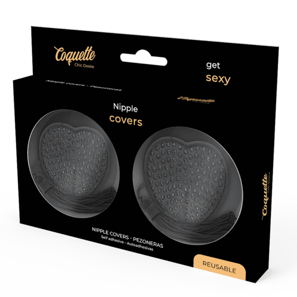 COQUETTE CHIC DESIRE CUBRE PEZONES NEGRO - Imagen 4